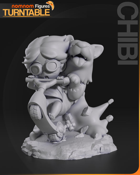 Unpainted Ein and Edward Cowboy Bebop image 0