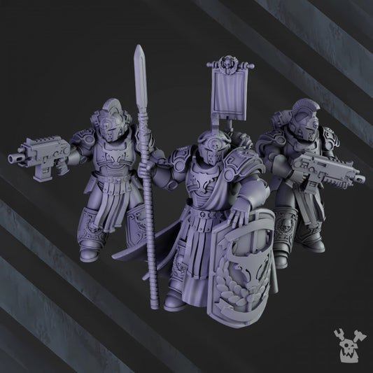 Unpainted Bullwhip Clan Warriors image 0
