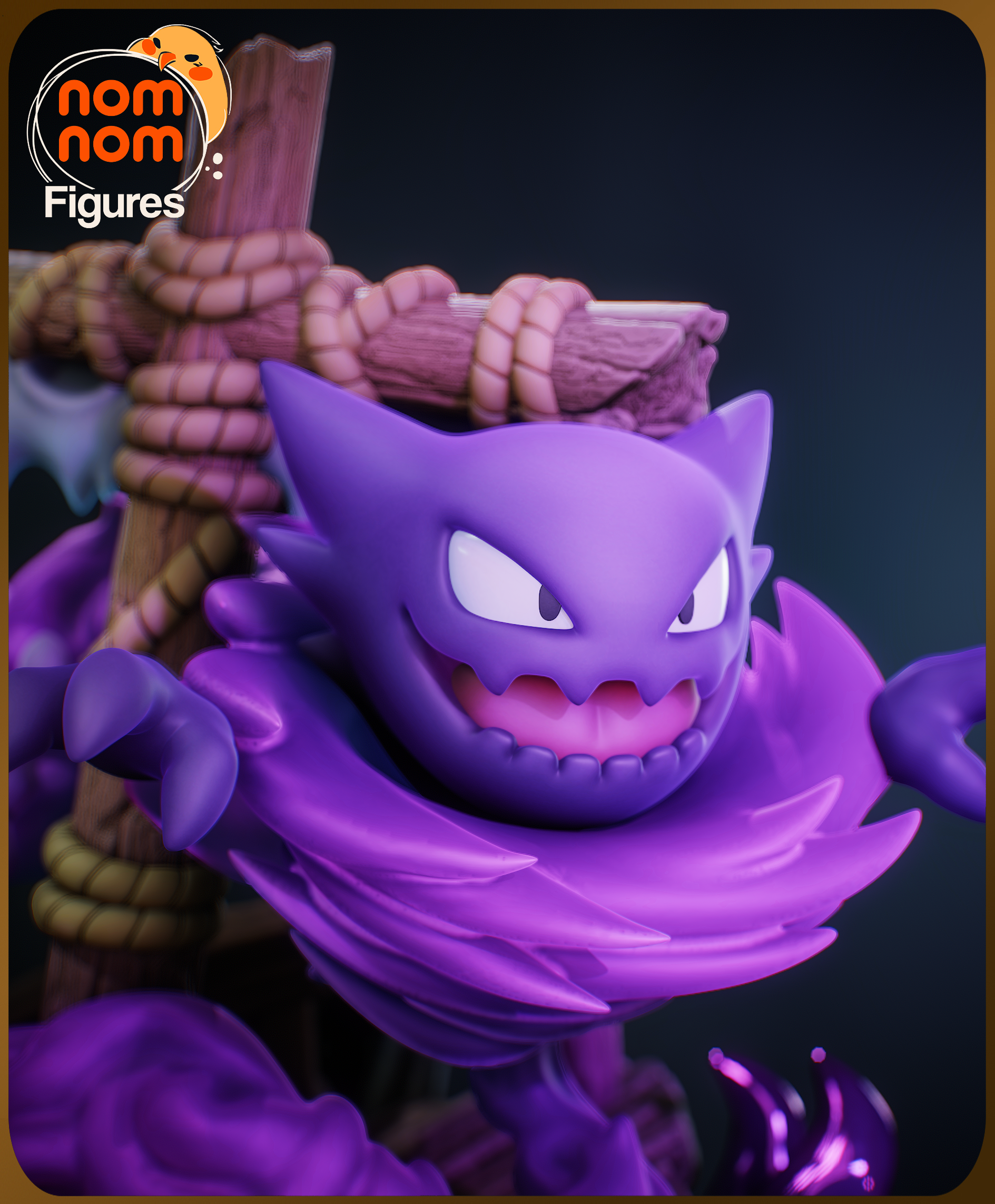 Unpainted Nom Nom Ghost Pokemon image 11