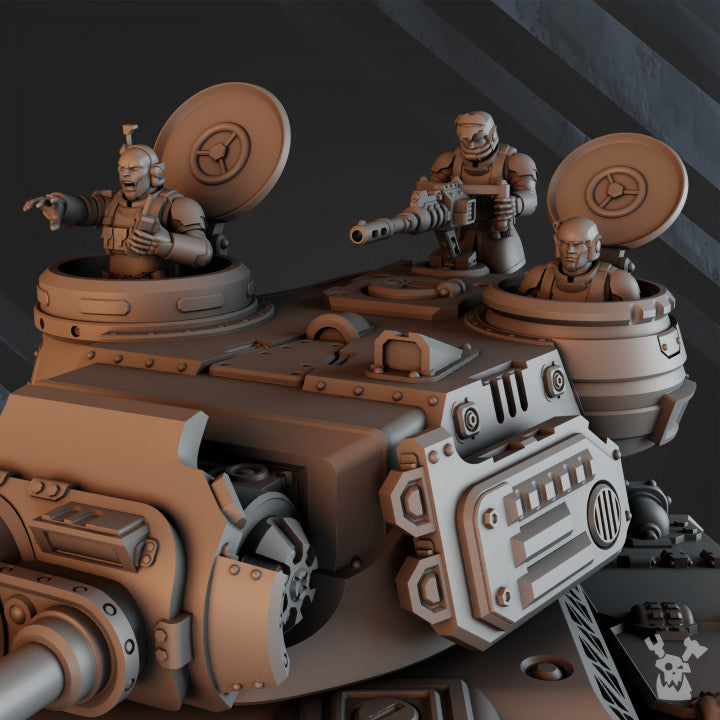 Unpainted Medium Battle Tank "Rapid Dagger" RD-77 image 1