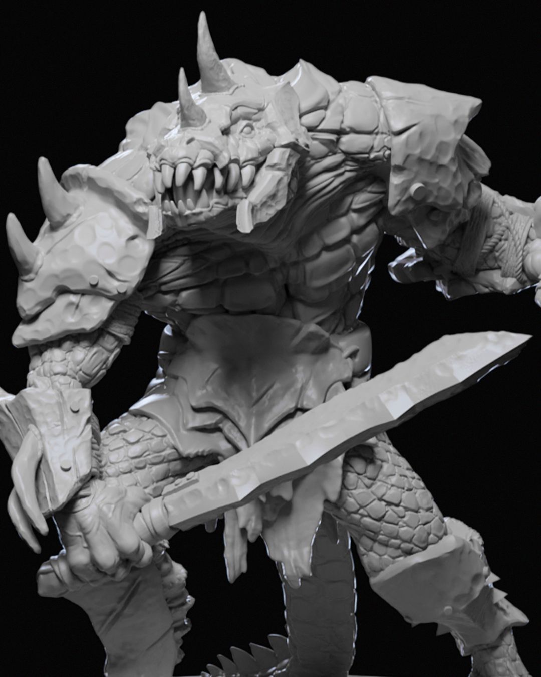 Unpainted Arak Soldier 03 image 2