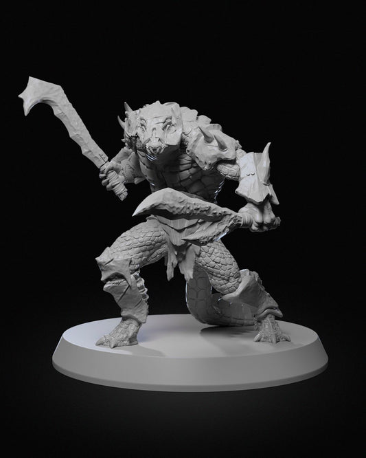 Unpainted Arak Warrior 02 image 0