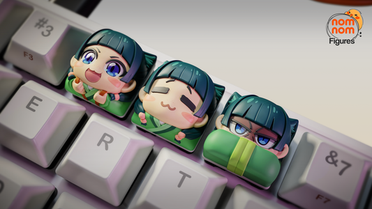 Unpainted Nom Nom MaoMao Apothecary Diaries Key Caps image 0