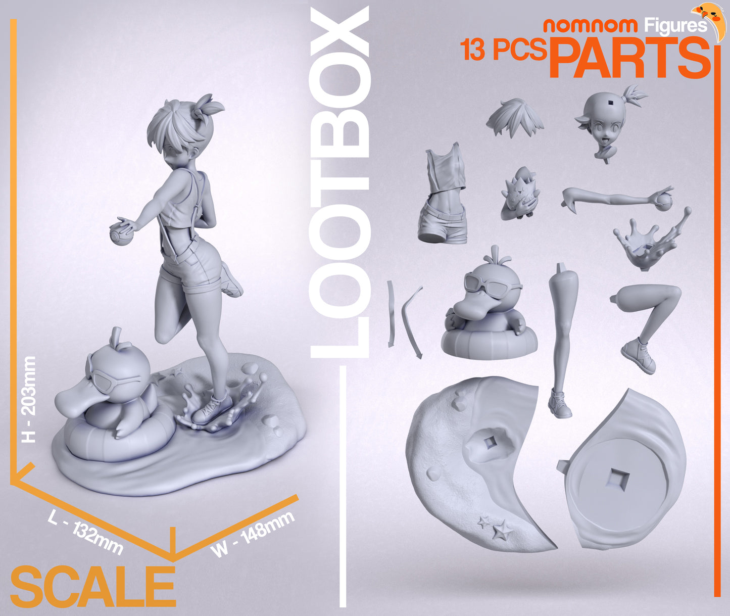 Unpainted Misty Pokemon image 1