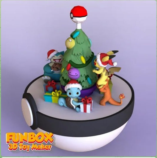 Unpained-FunBox-Pokemon-ChristmasDiorama image 0