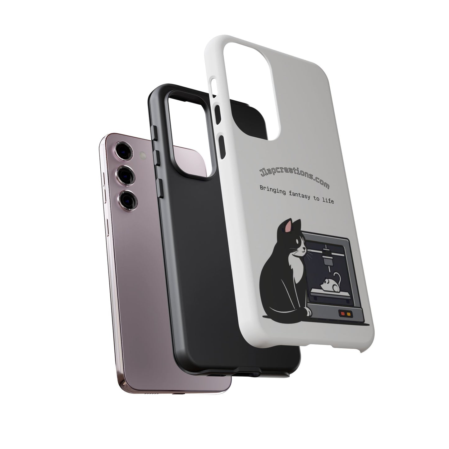 Cat-Themed Phone Case, Cute Cat Design, Gift for Cat Lovers, Creative Phone Cover, Unique Pet Owner Gift, Phone Accessories