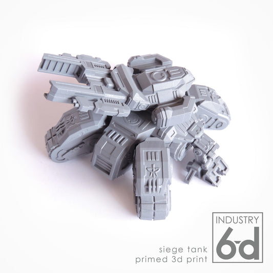 Unpainted-Siege-Tank image 0