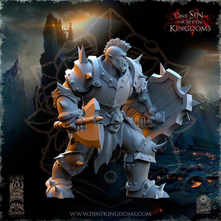 Unpainted Nestah Orcs Warrior image 0