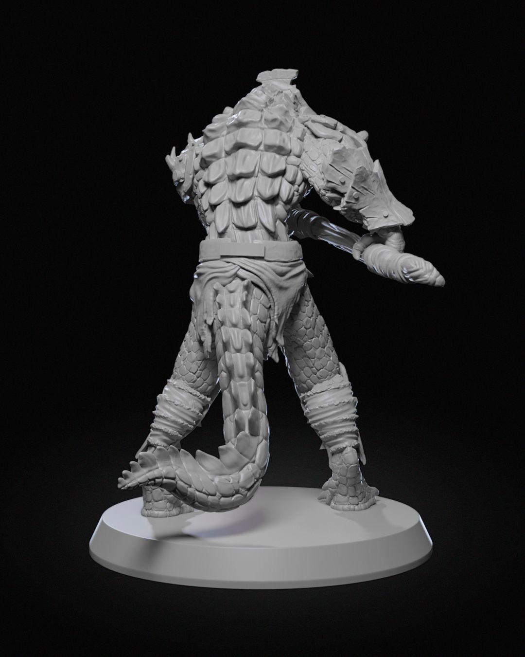 Unpainted Arak Soldier 01 image 1