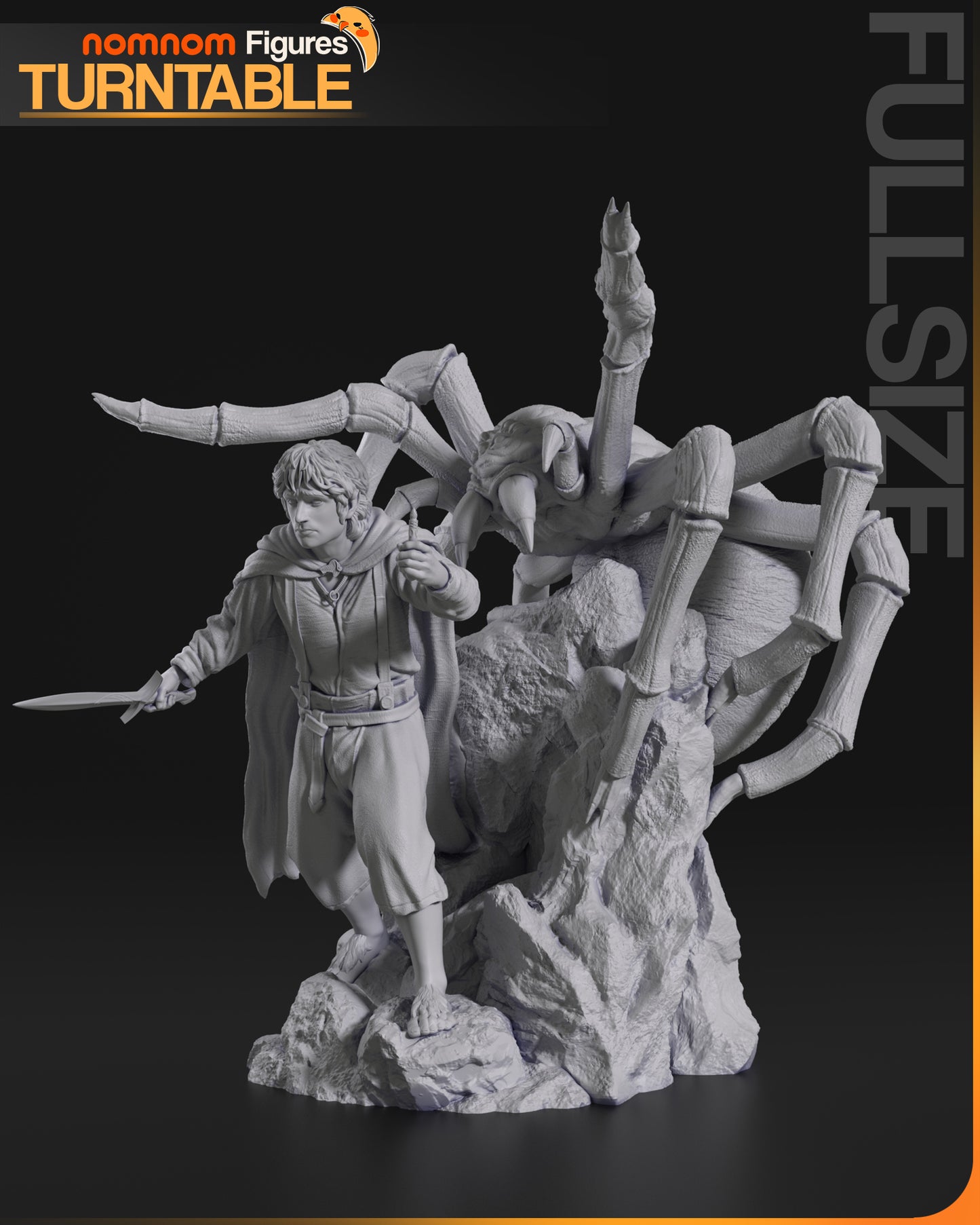 Unpainted Nom Nom Frodo Baggins LOTR image 5