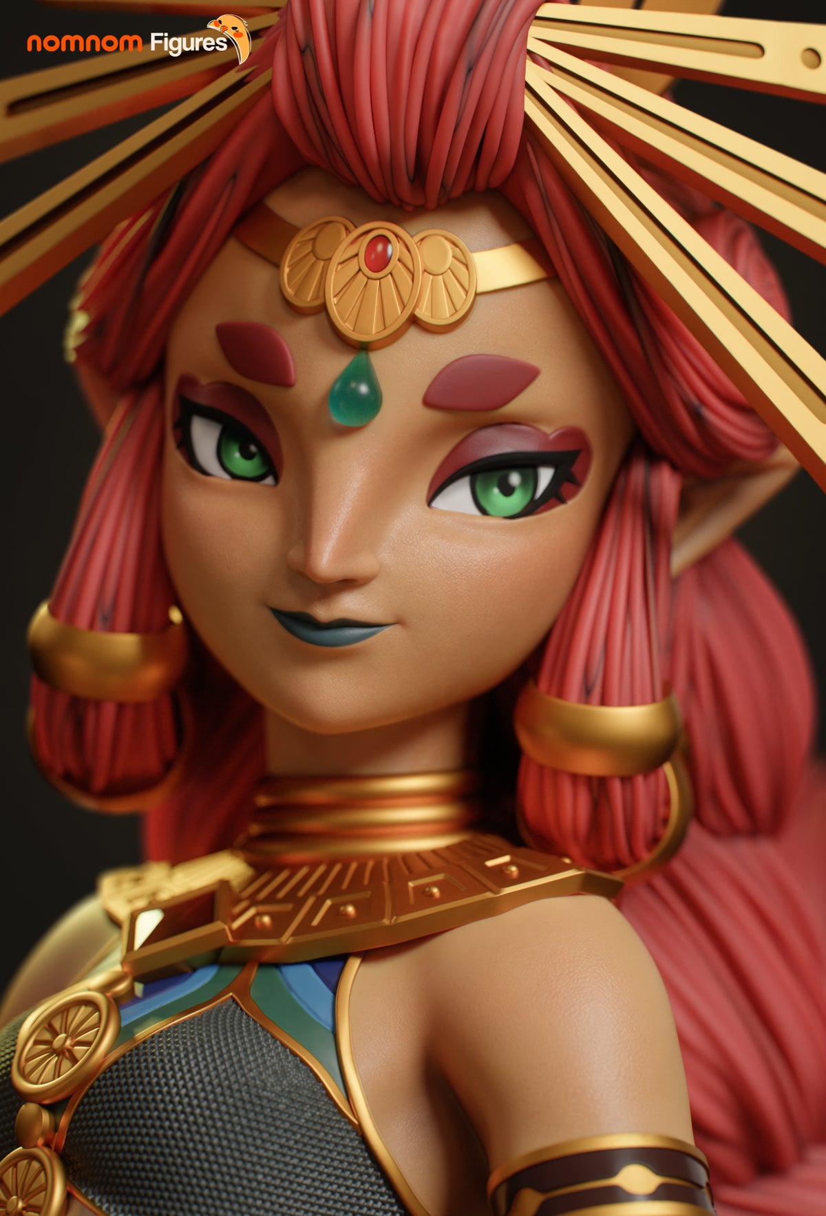 Unpainted Nom Nom Riju Breath of the Wild