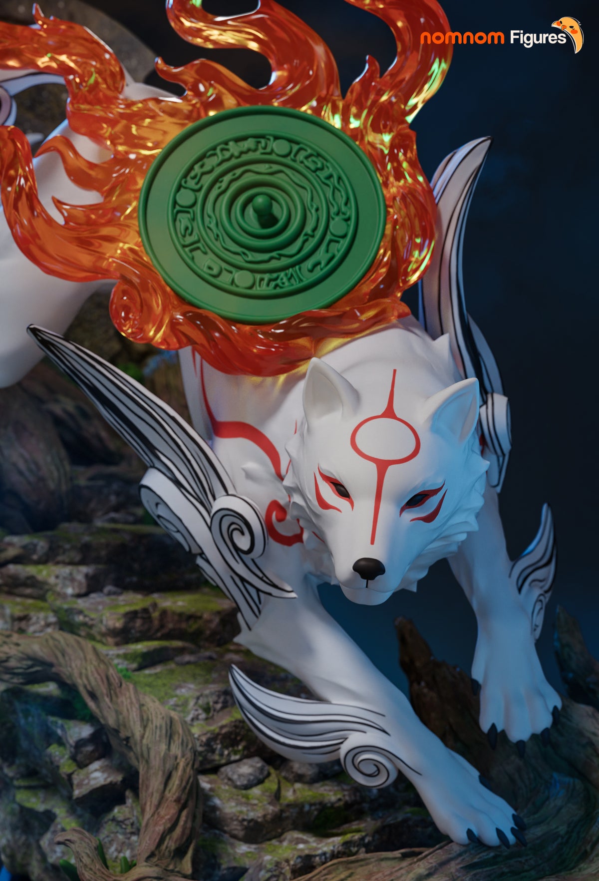 Unpainted Nom Nom Amaterasu Okami