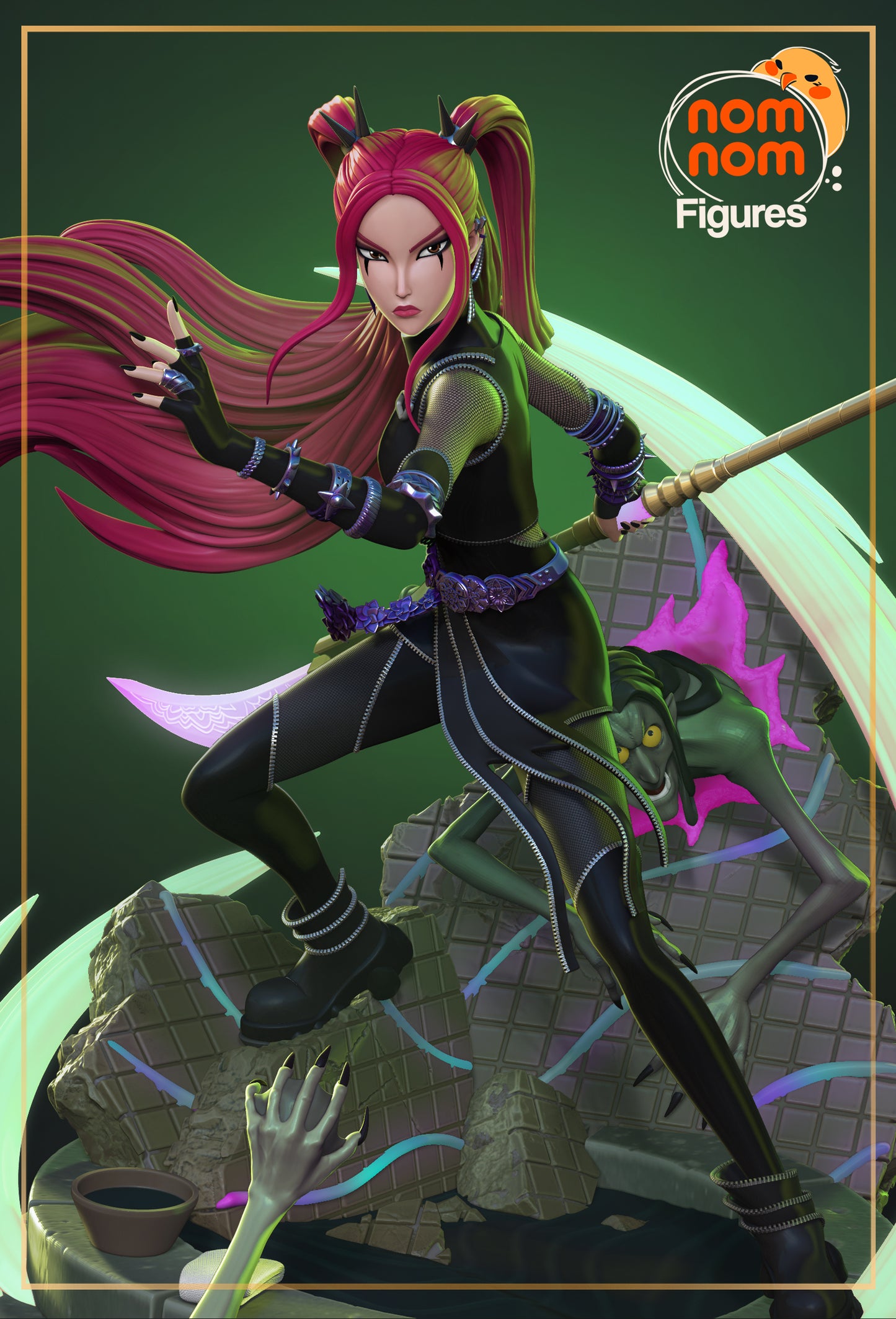 Unpainted Nom Nom Mira Kpop Demon Hunter