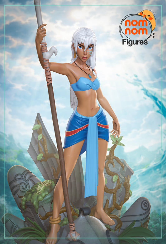 Unpainted Nom Nom Kida Atlantis