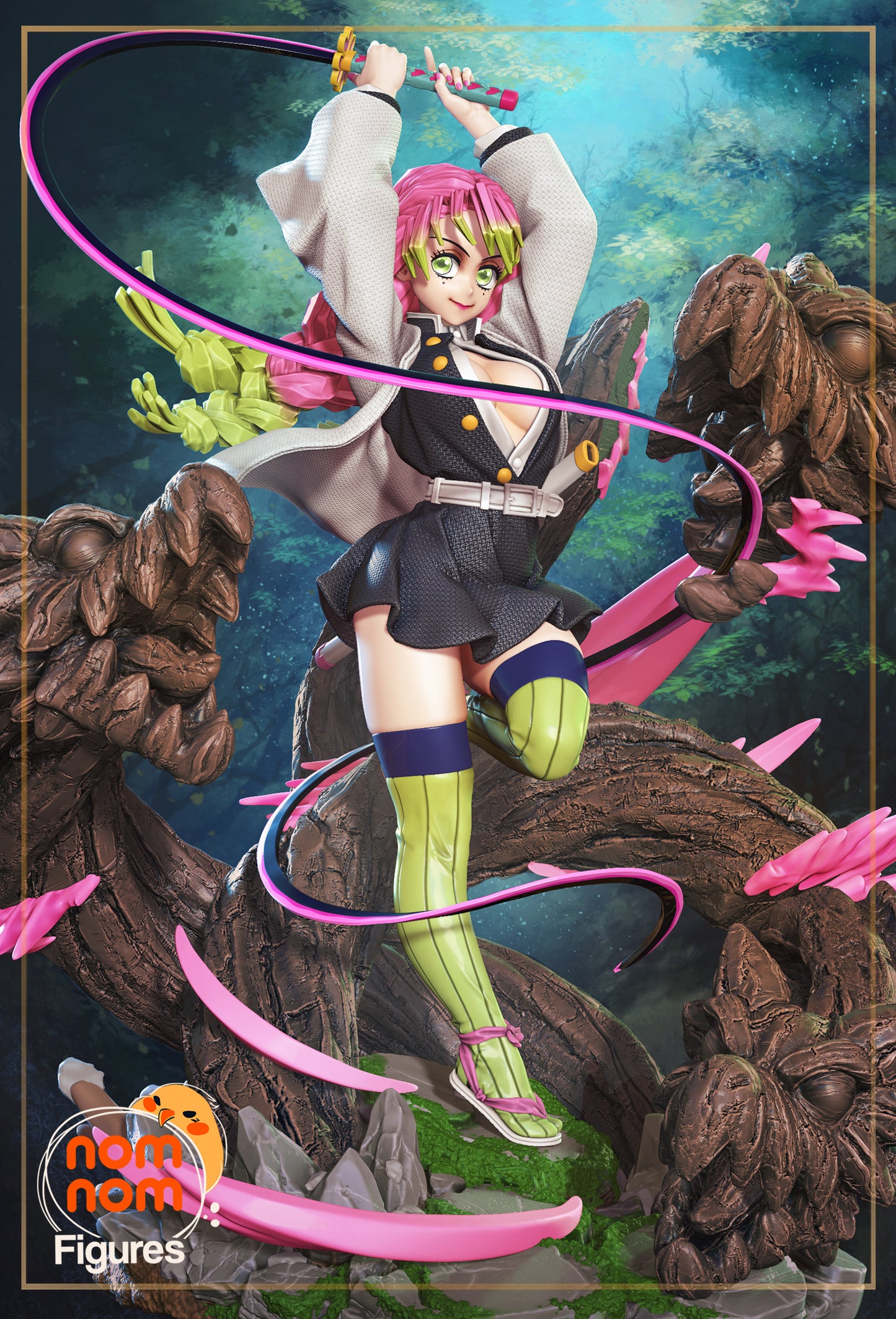 Unpainted Nom Nom Mitsuri Demon Slayer