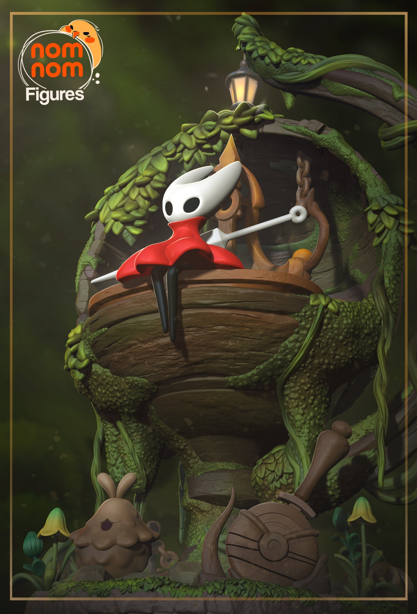 Unpainted Nom Nom Chibi Hornet Hollow Knight