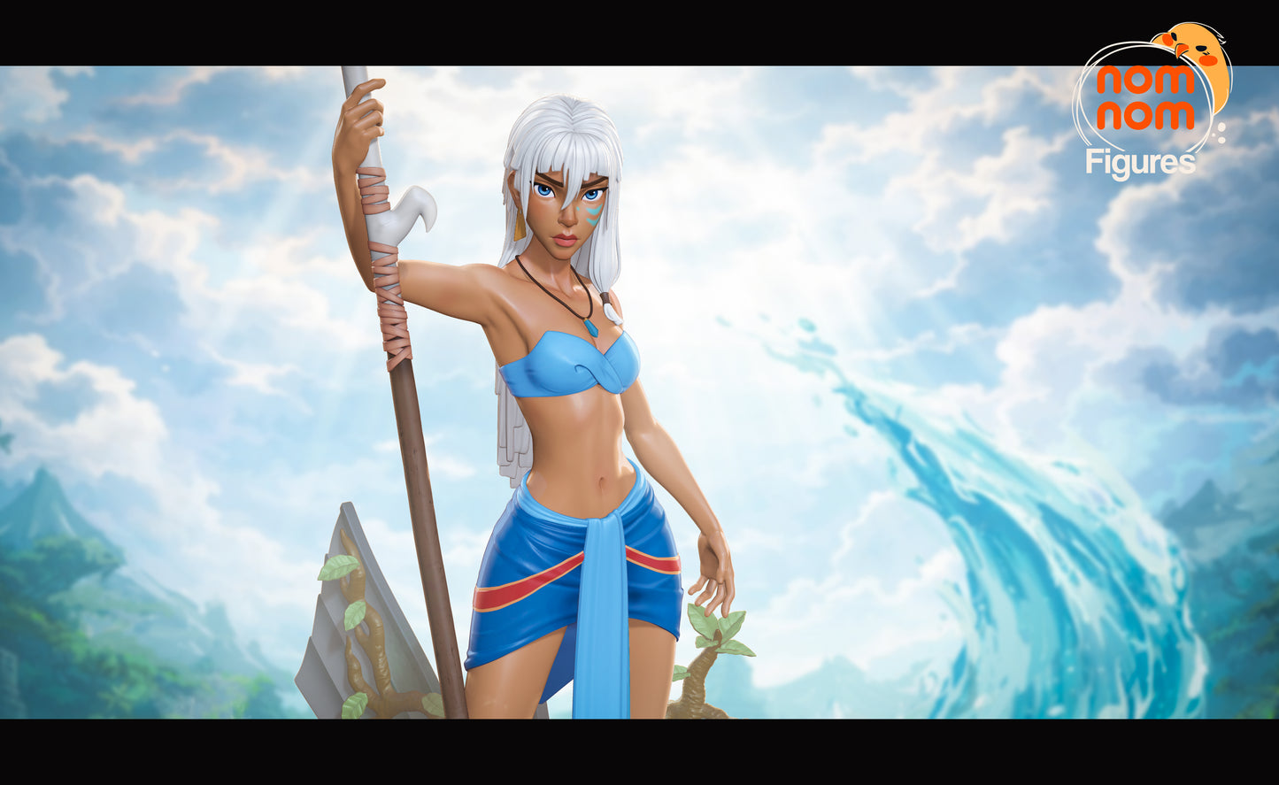 Unpainted Nom Nom Kida Atlantis