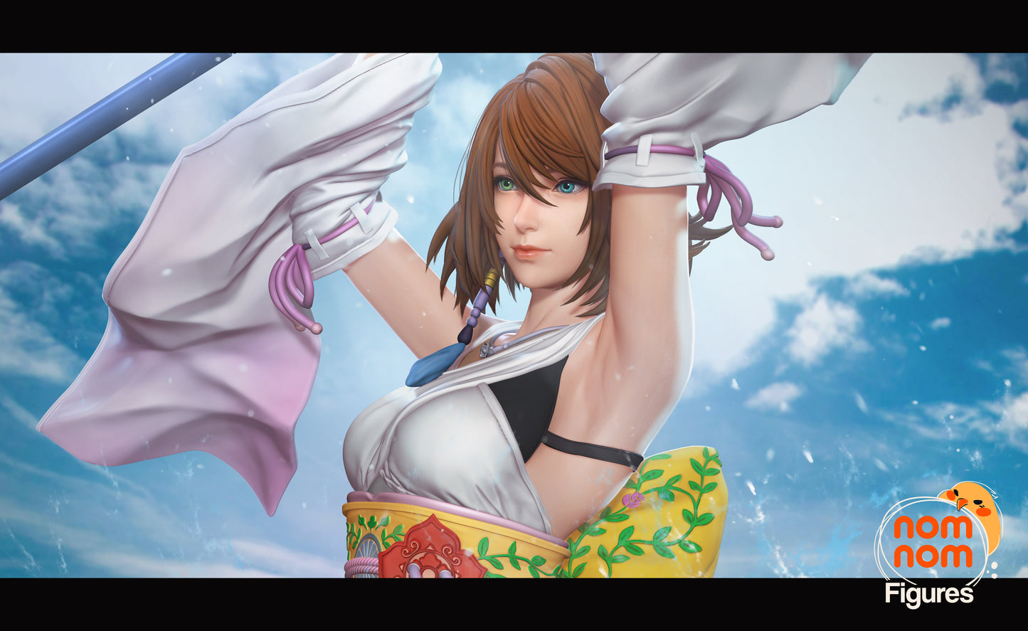 Unpainted Nom Nom Yuna Final Fantasy X
