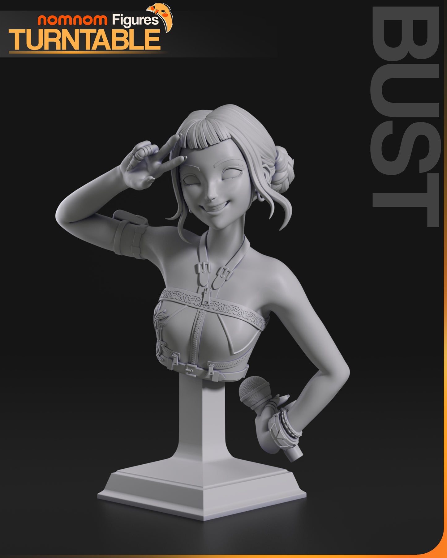 Unpainted Nom Nom Zoey Kpop Demon Hunter
