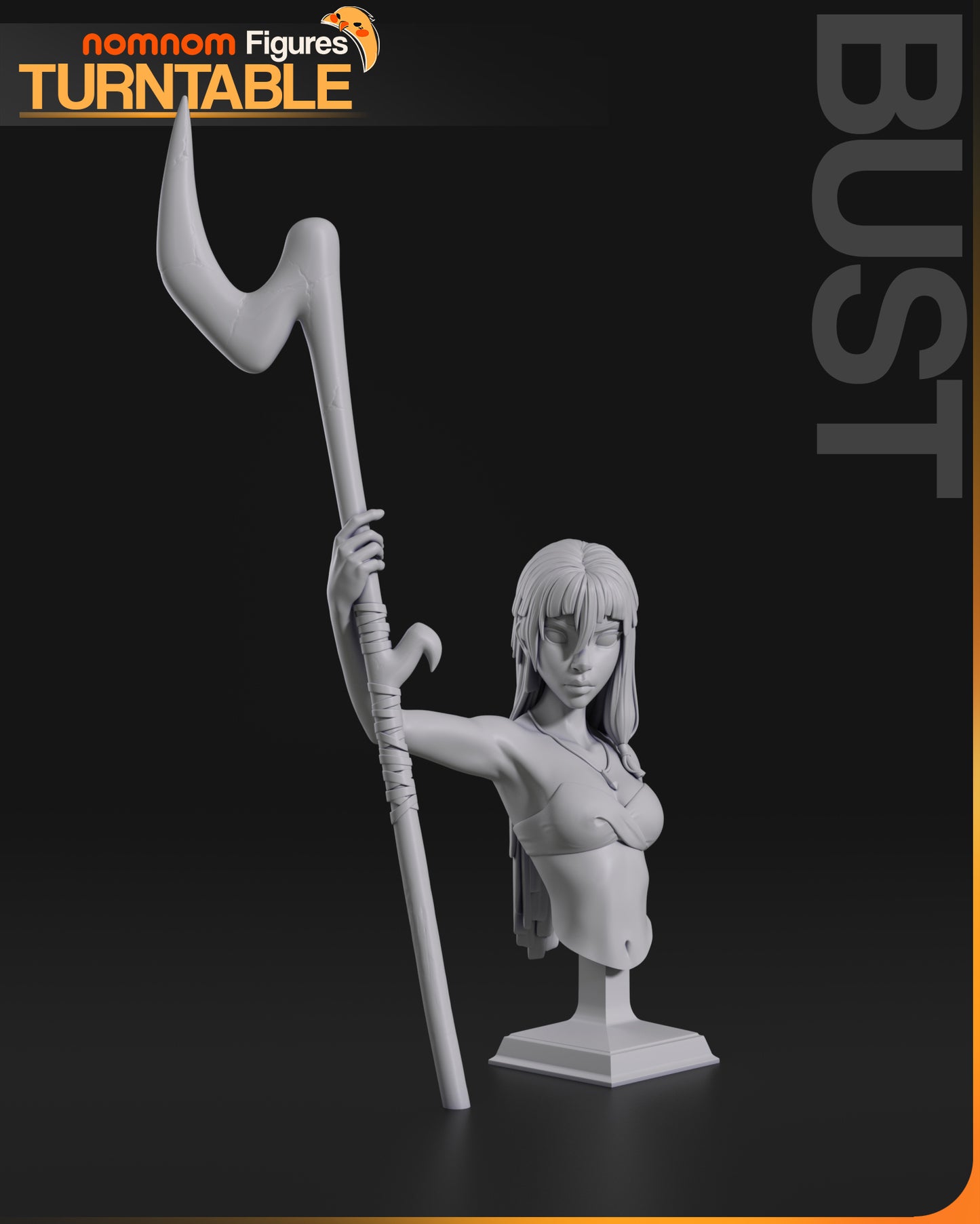 Unpainted Nom Nom Kida Atlantis