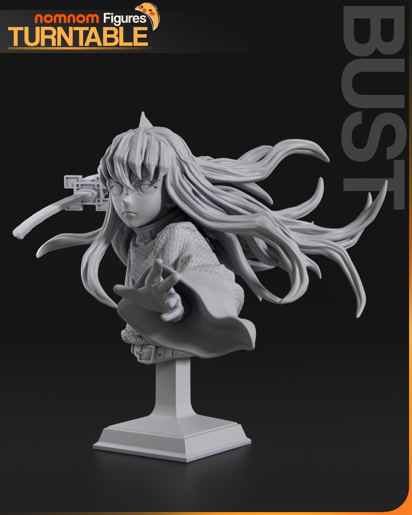 Unpainted Muichiro Demon Slayer