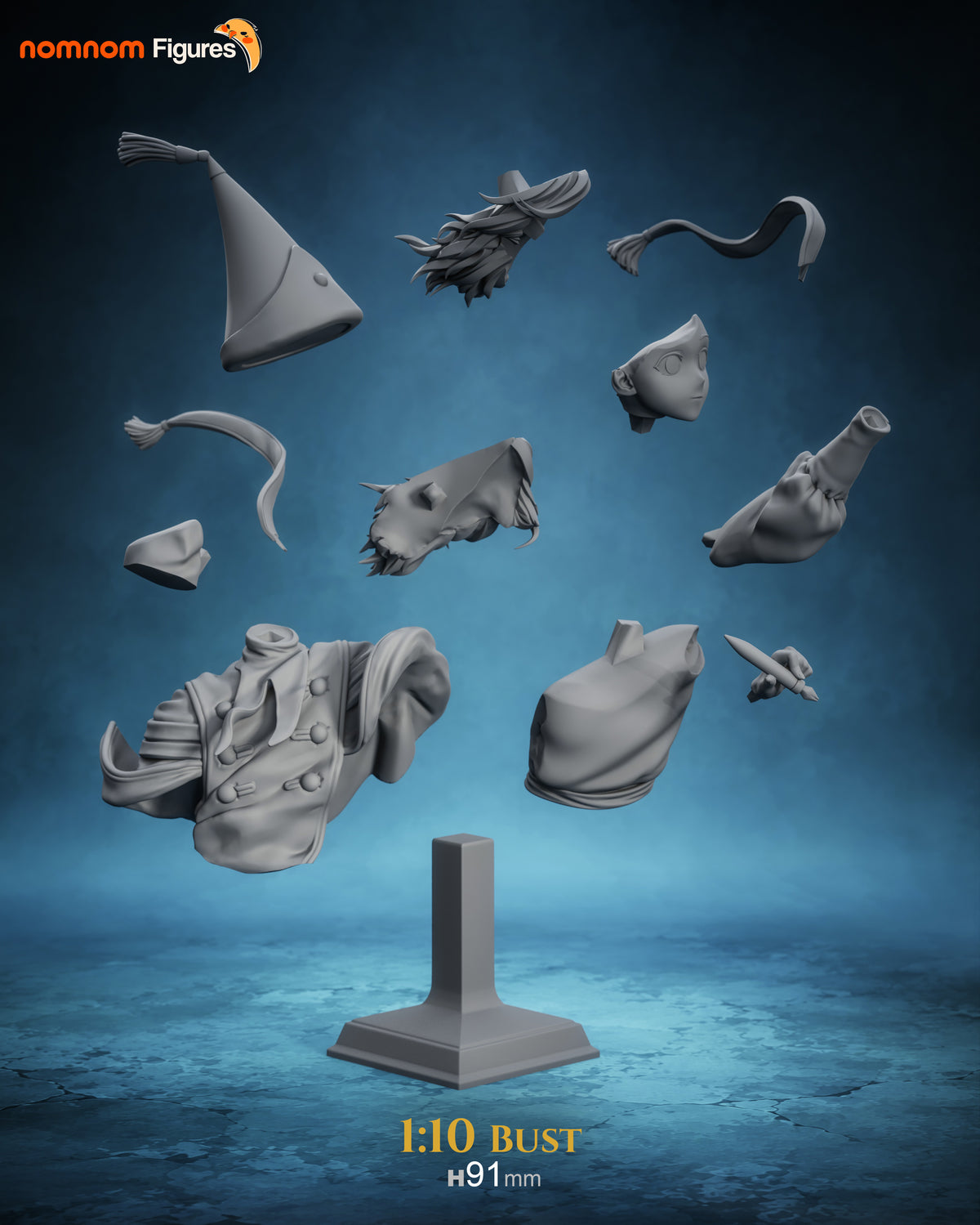 Unpainted Nom Nom Coco Witch Hat Atelier
