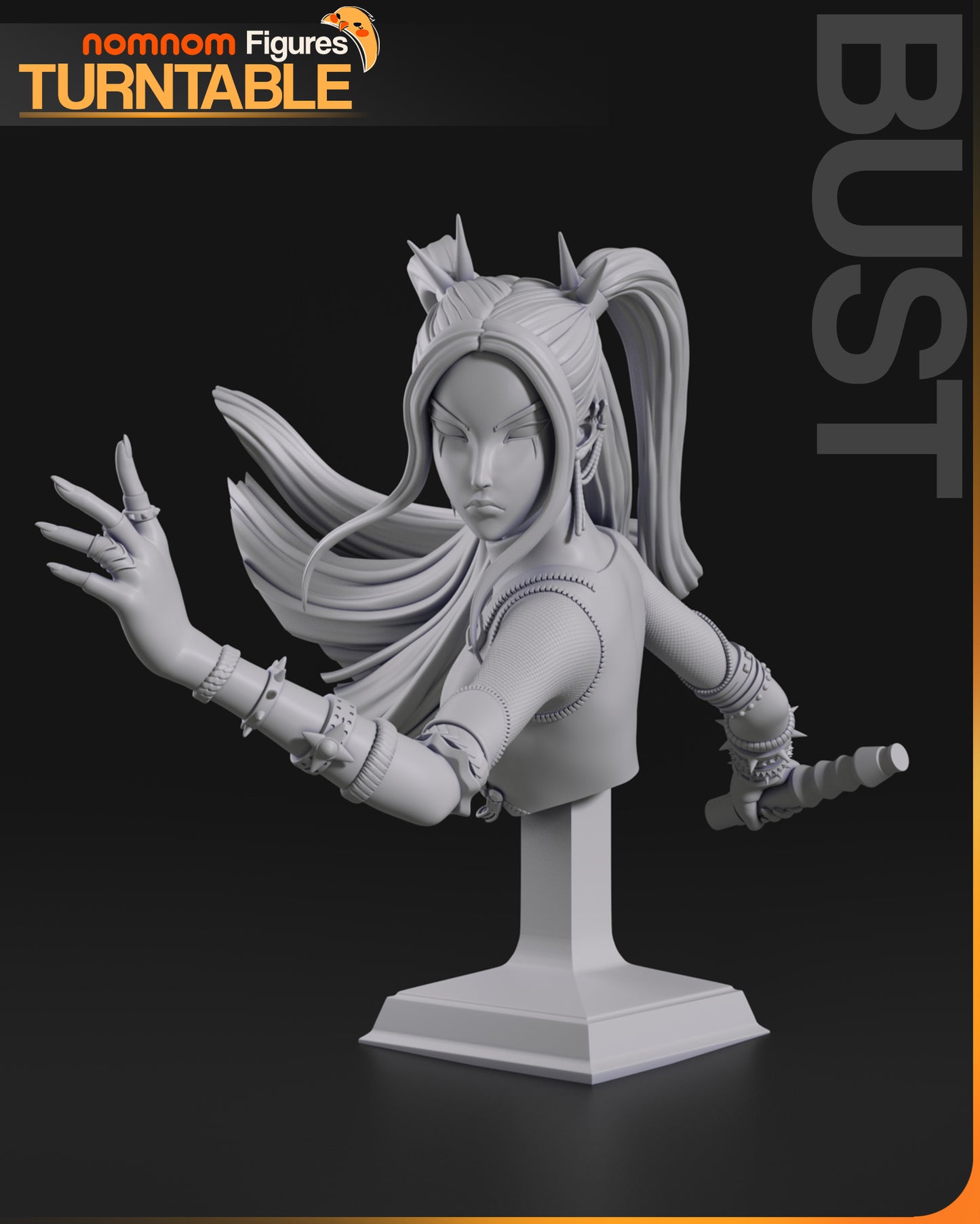 Unpainted Nom Nom Mira Kpop Demon Hunter