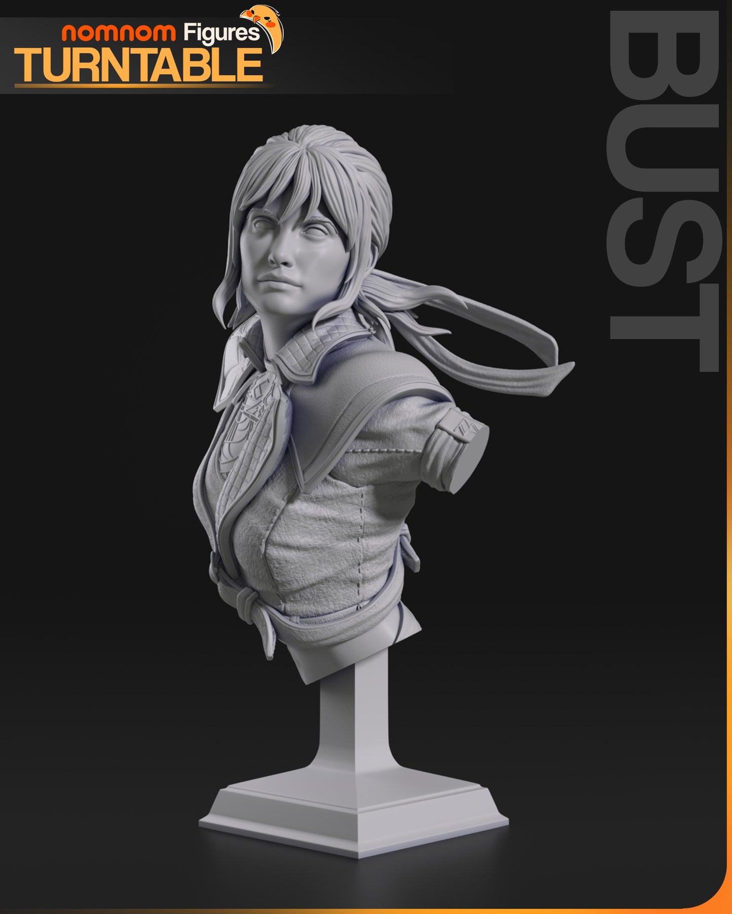 Unpainted Nom Nom Squall Leonhart Final Fantasy VIII