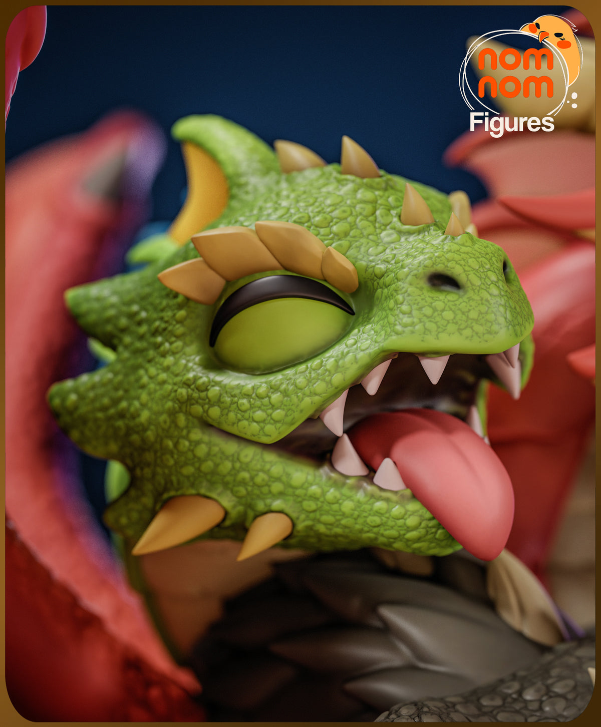 Unpainted Nom Nom Chibi Tiamat