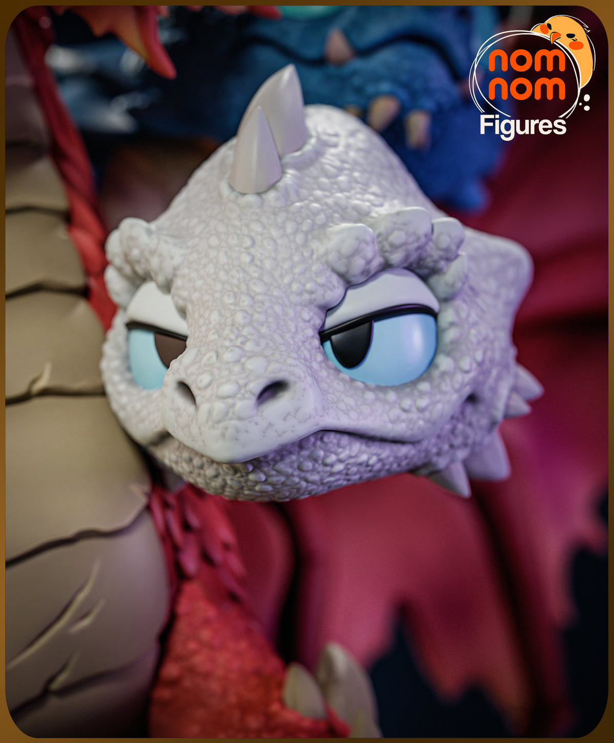 Unpainted Nom Nom Chibi Tiamat