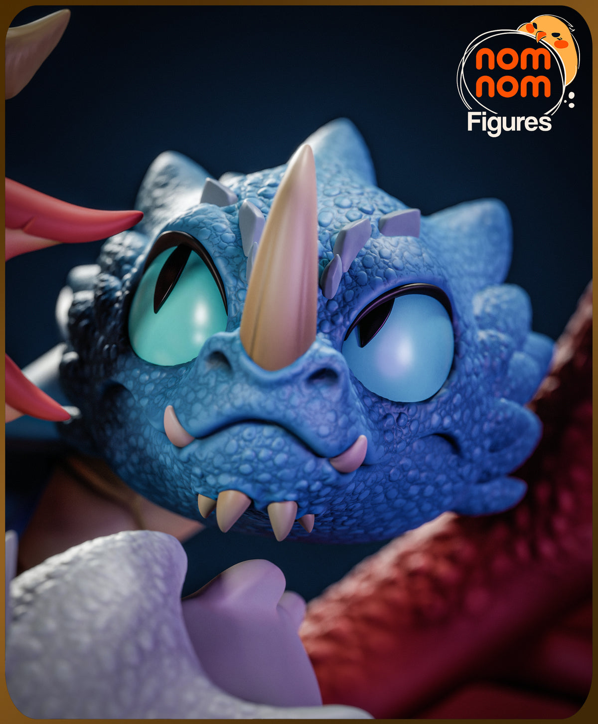 Unpainted Nom Nom Chibi Tiamat