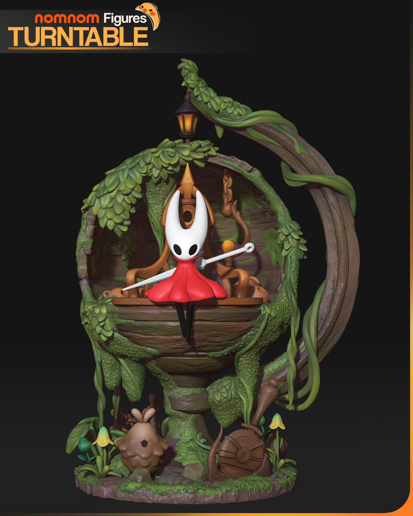 Unpainted Nom Nom Chibi Hornet Hollow Knight