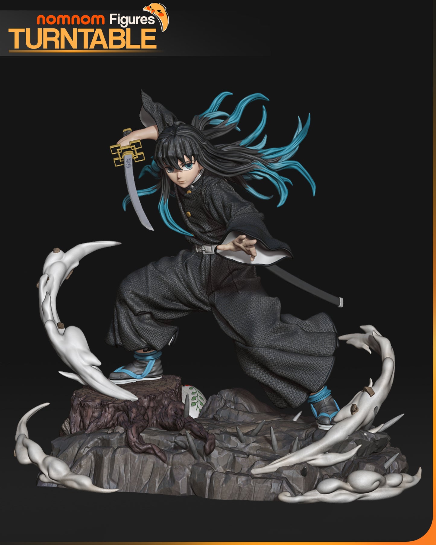 Unpainted Muichiro Demon Slayer