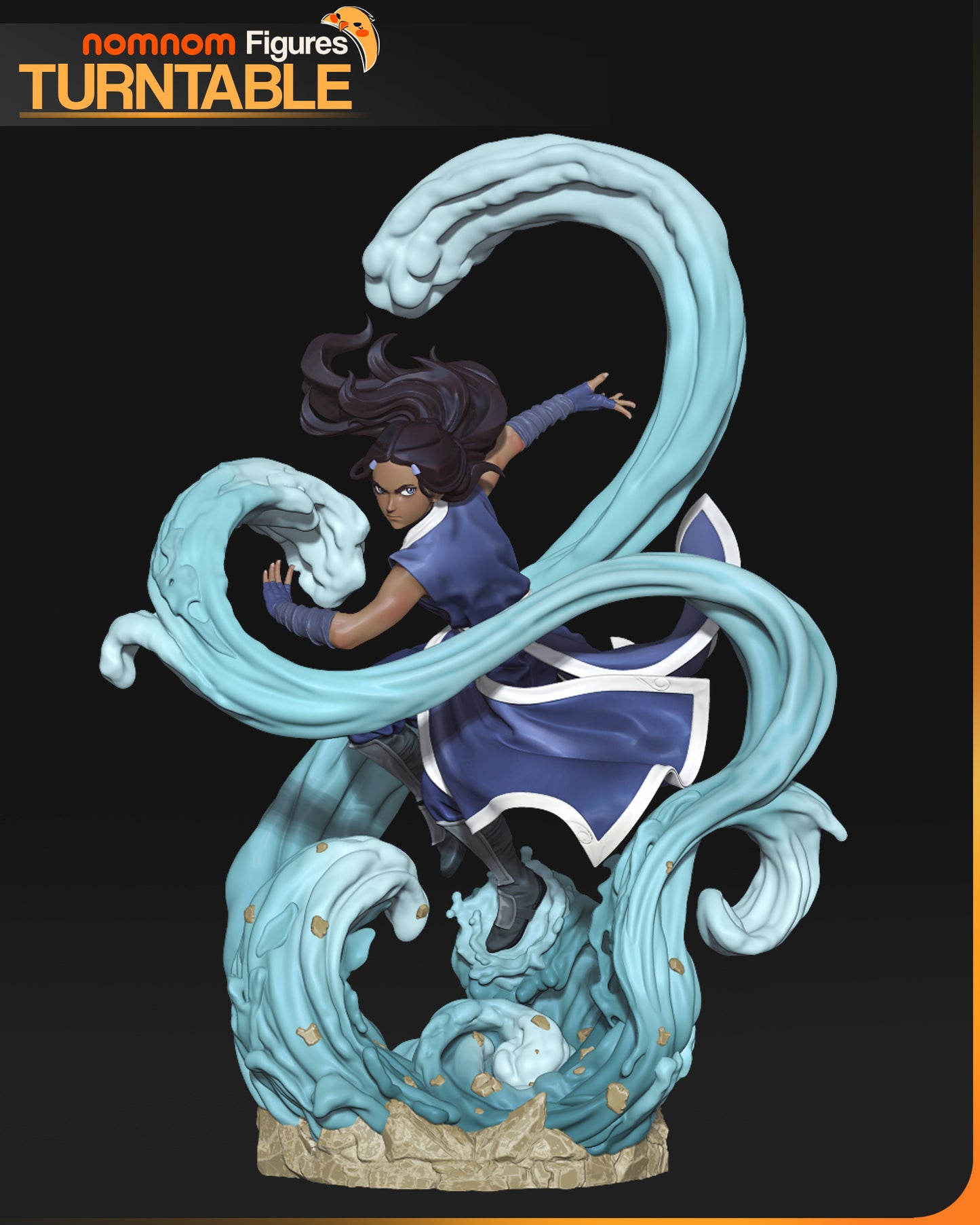 Unpainted Nom Nom Katara Avatar