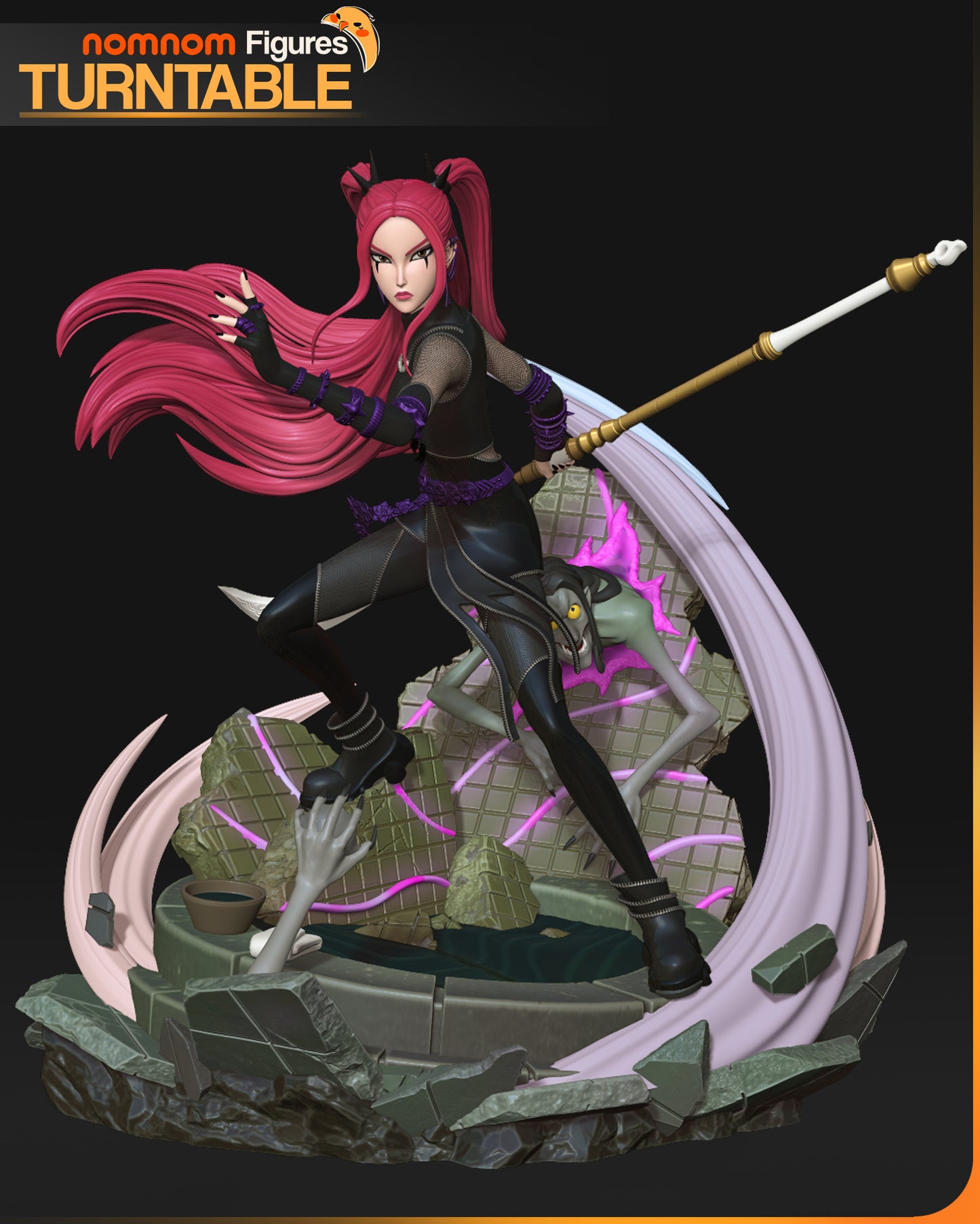 Unpainted Nom Nom Mira Kpop Demon Hunter