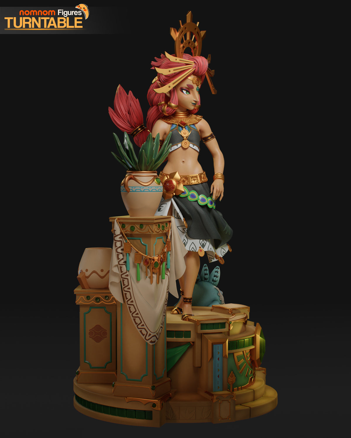 Unpainted Nom Nom Riju Breath of the Wild