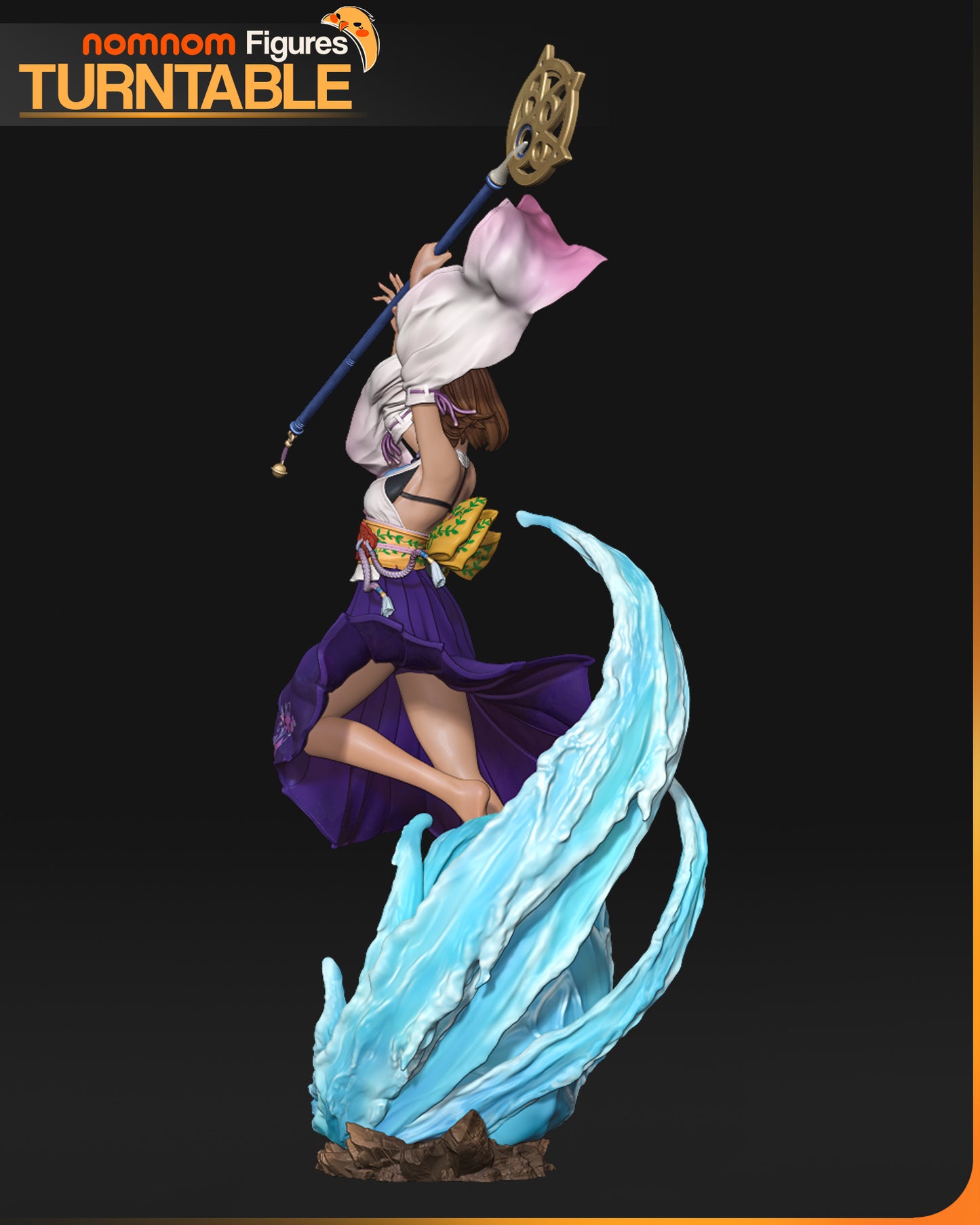 Unpainted Nom Nom Yuna Final Fantasy X