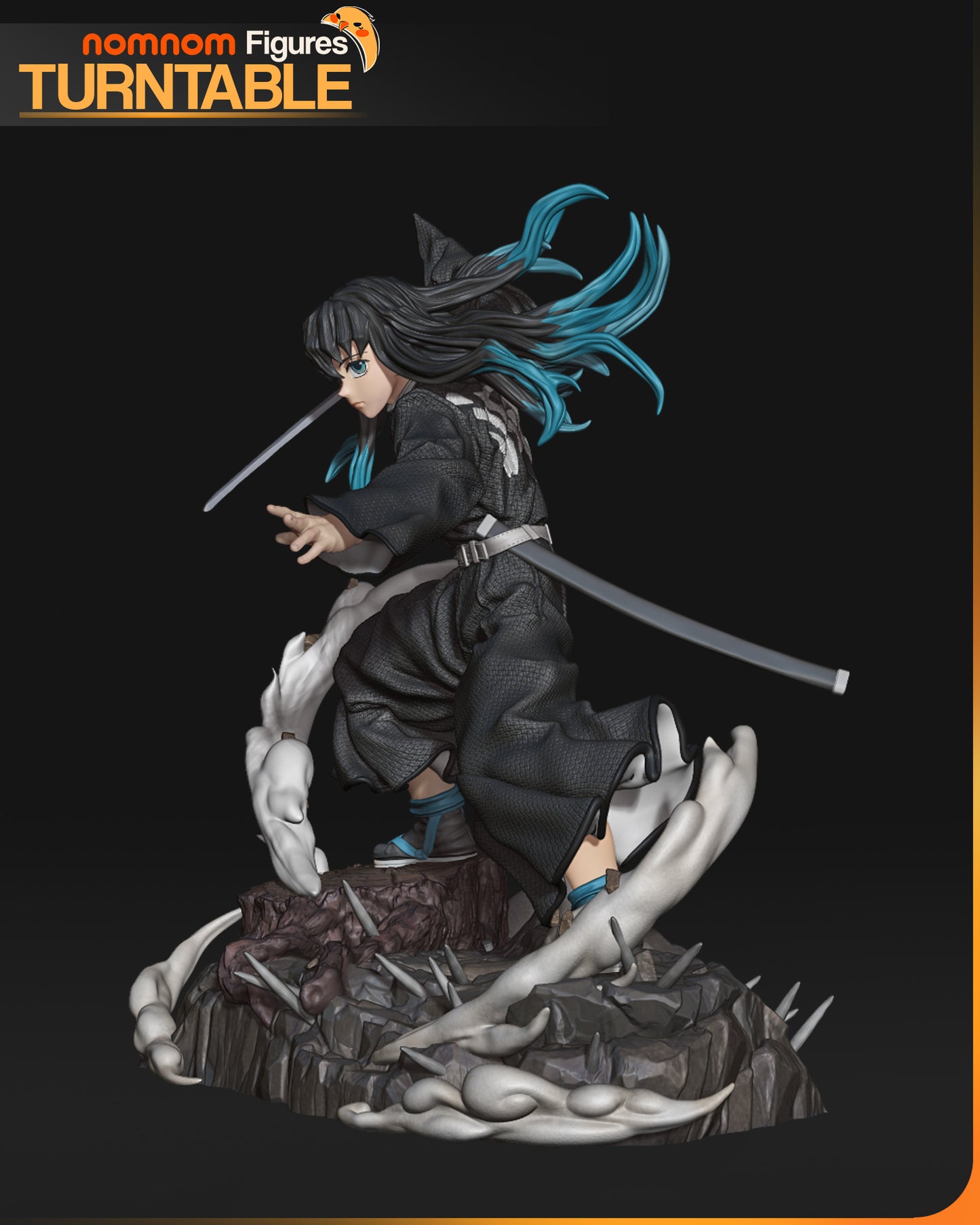 Unpainted Muichiro Demon Slayer