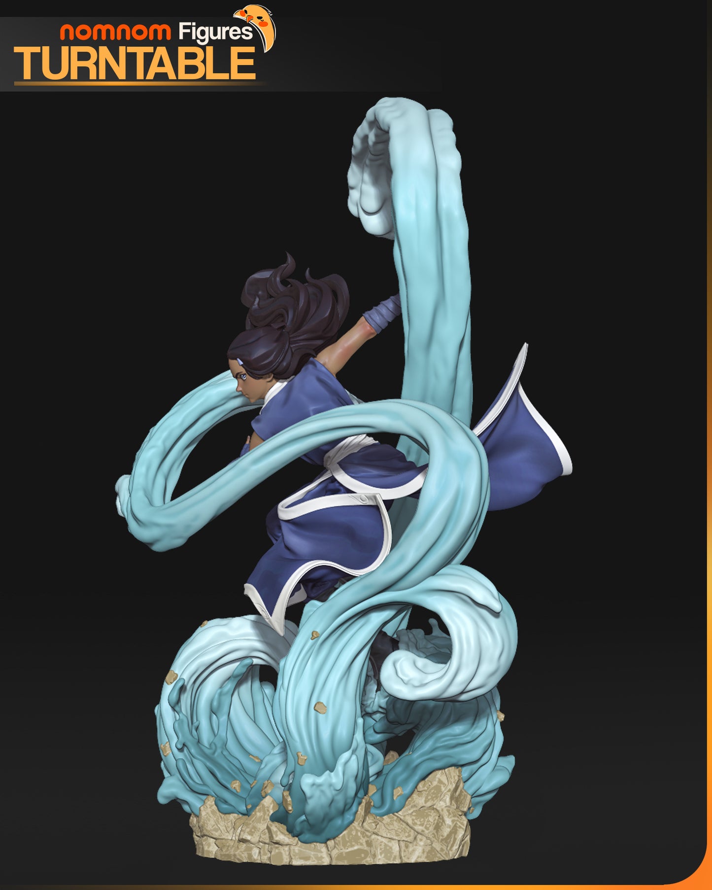 Unpainted Nom Nom Katara Avatar