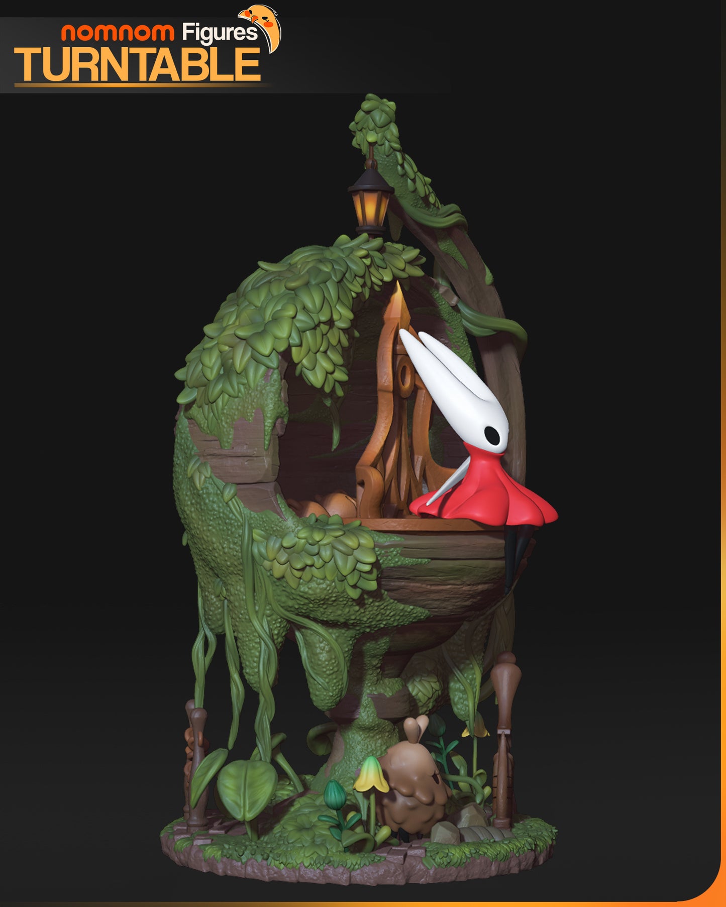 Unpainted Nom Nom Chibi Hornet Hollow Knight