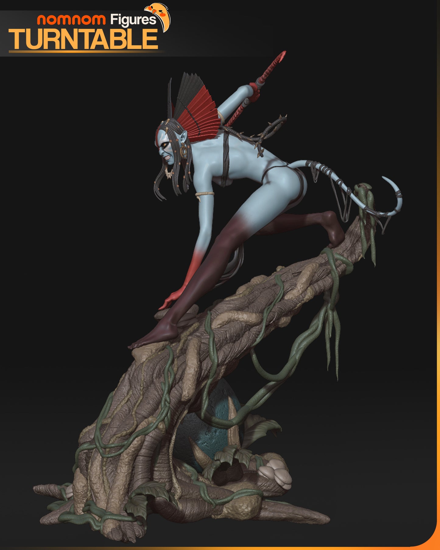 Unpainted Nom Nom Varang Avatar Fire and ash