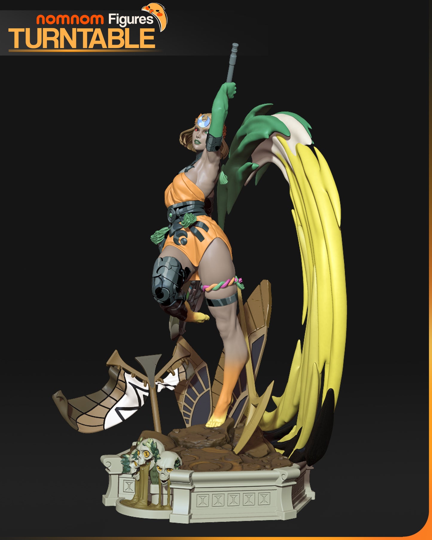 Unpainted Nom Nom Melinoe Hades 2