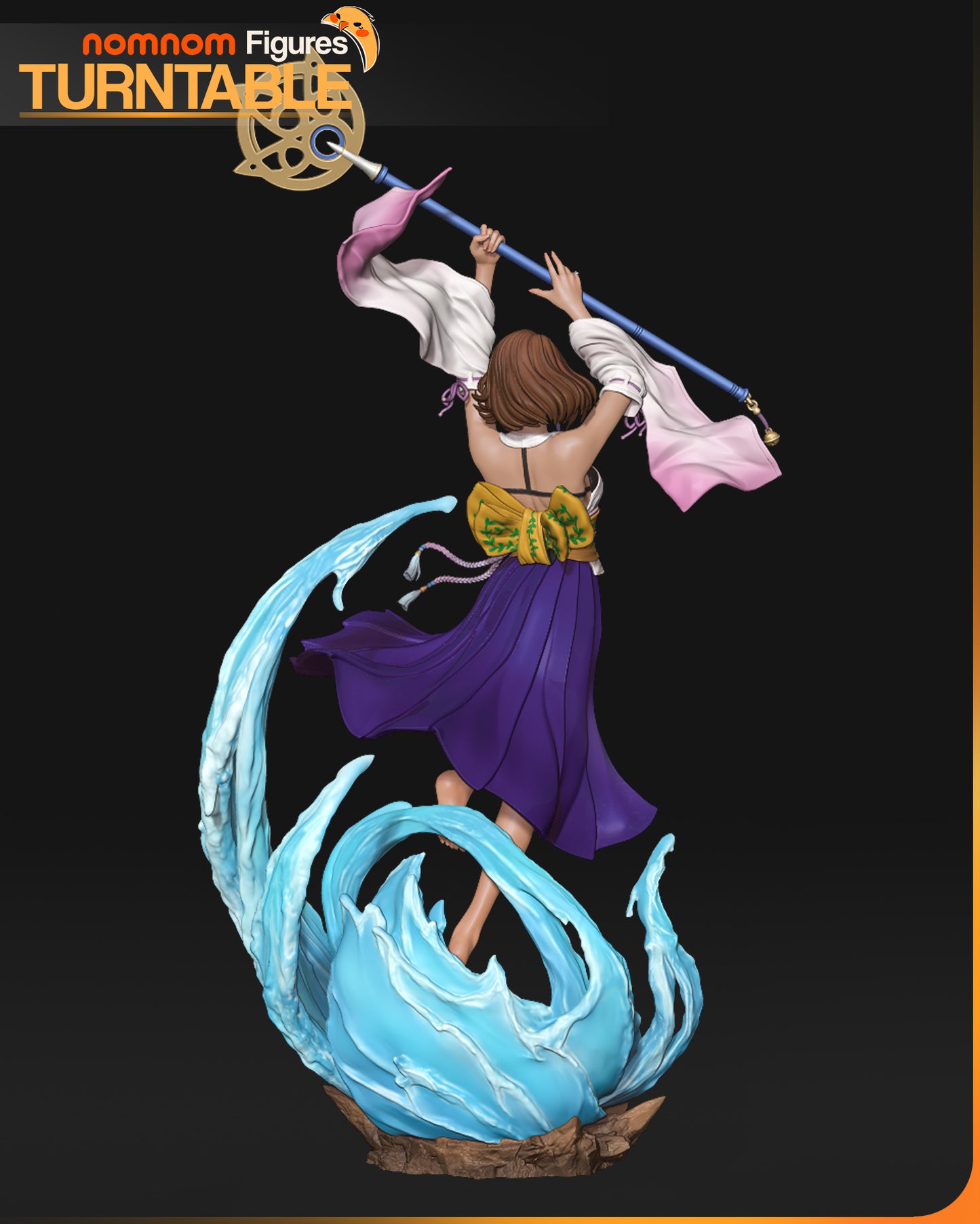 Unpainted Nom Nom Yuna Final Fantasy X