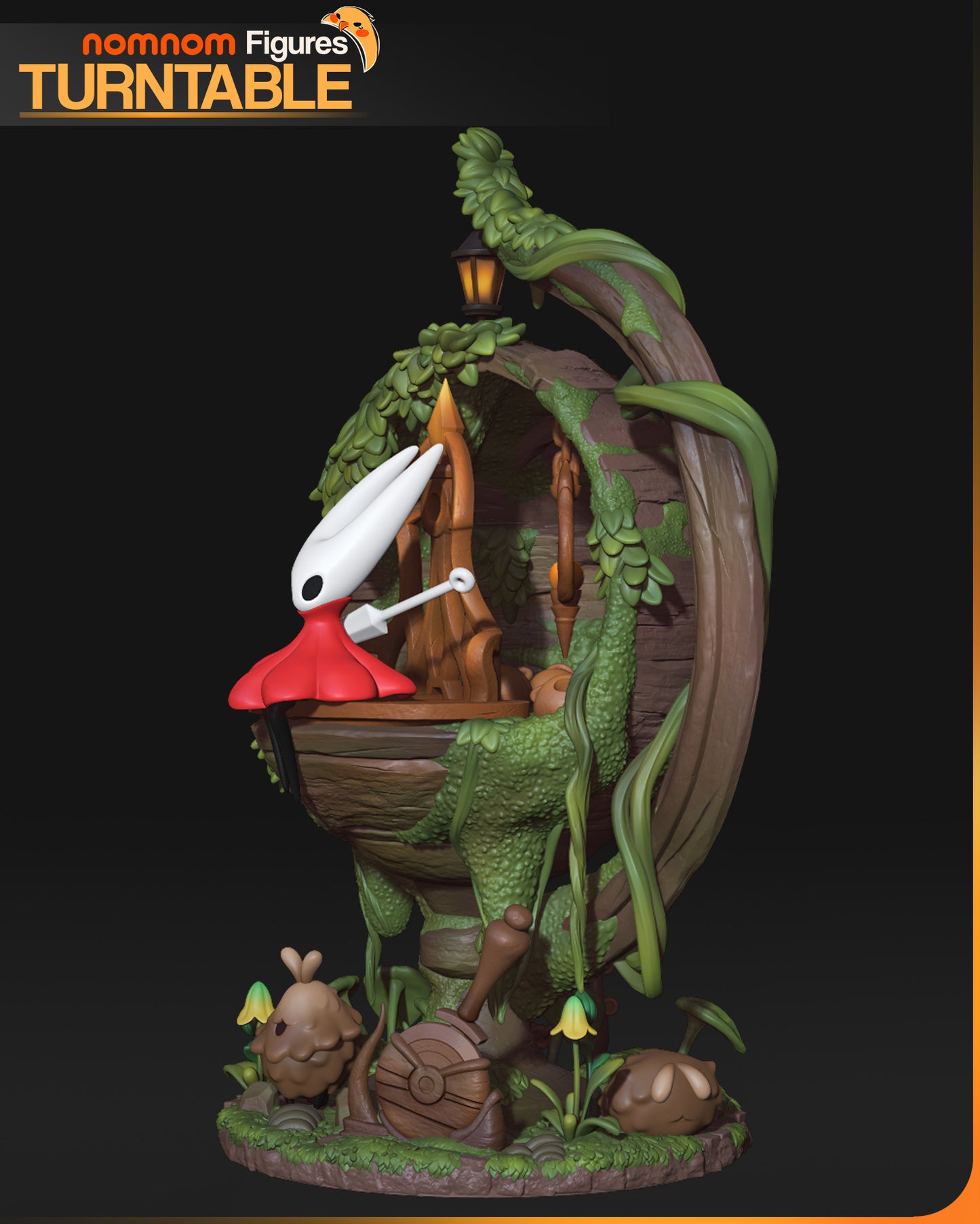 Unpainted Nom Nom Chibi Hornet Hollow Knight