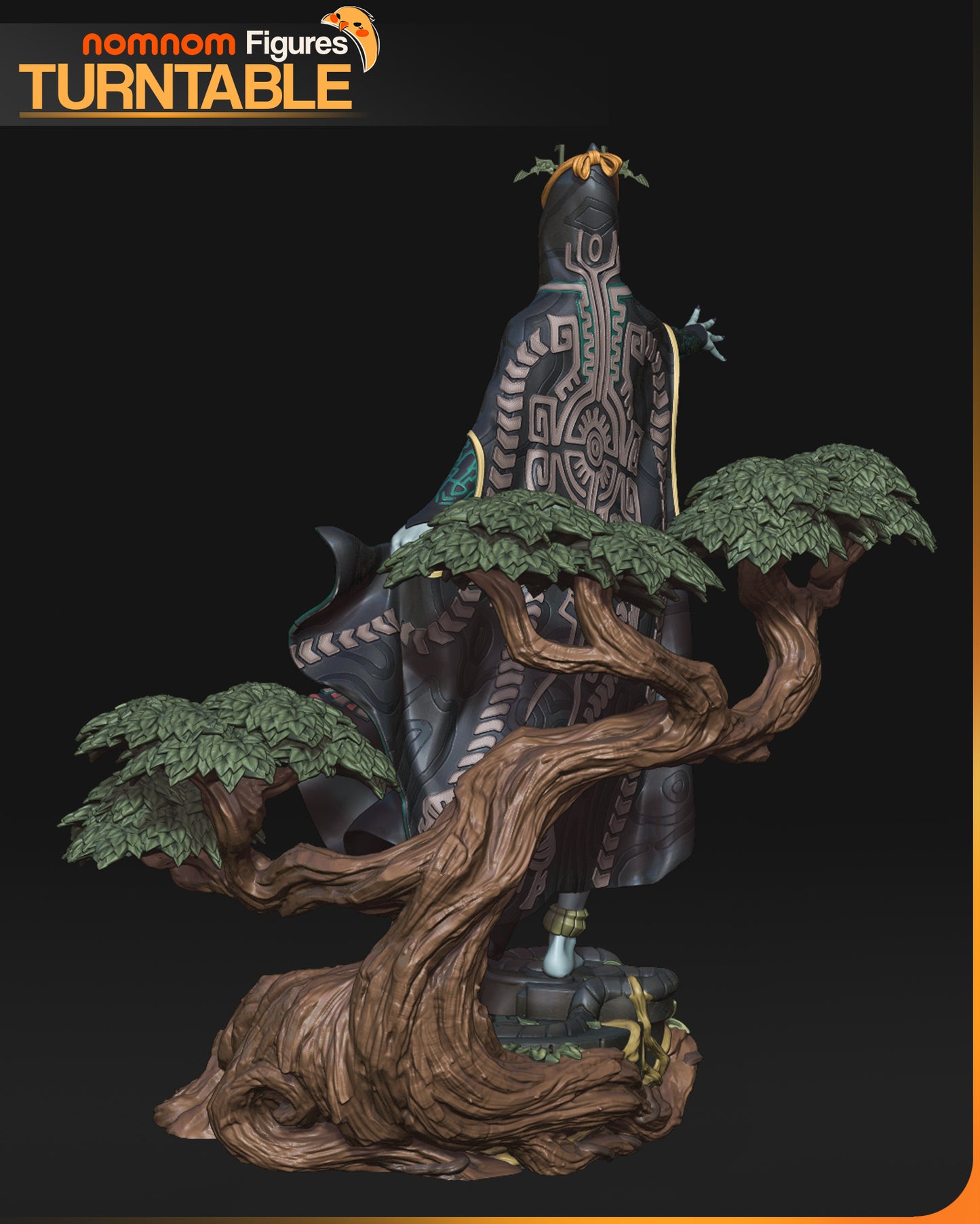 Unpainted Nom Nom Midna Legends of Zelda