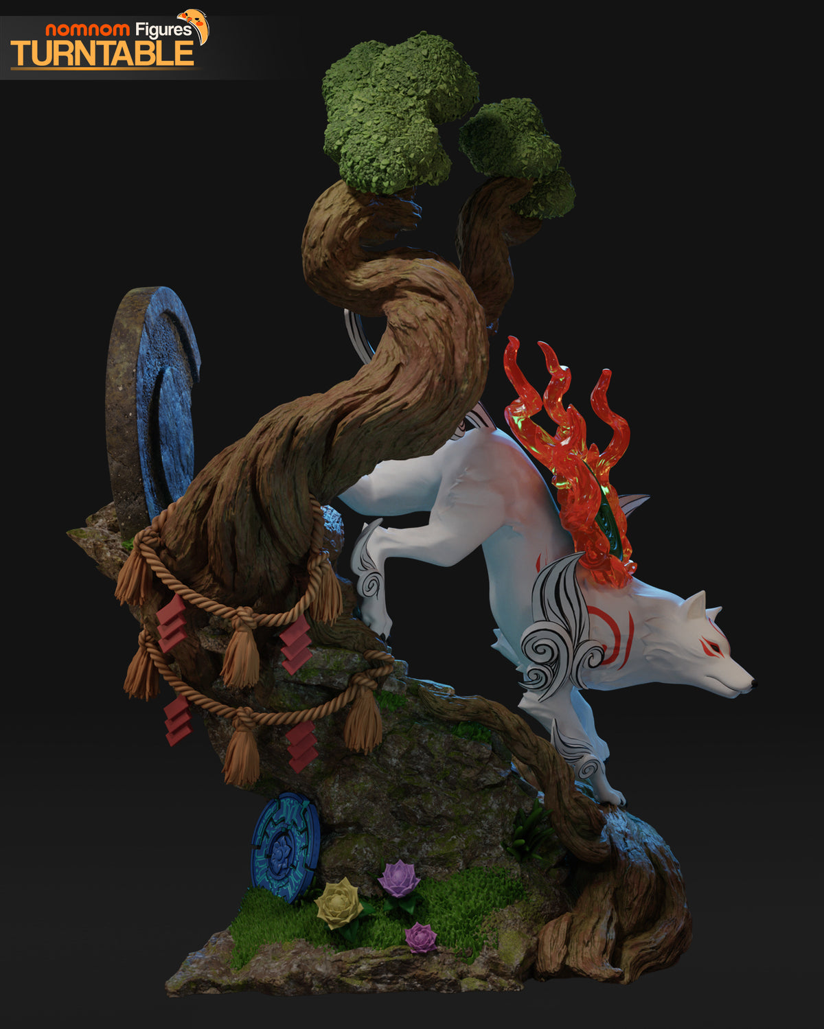 Unpainted Nom Nom Amaterasu Okami