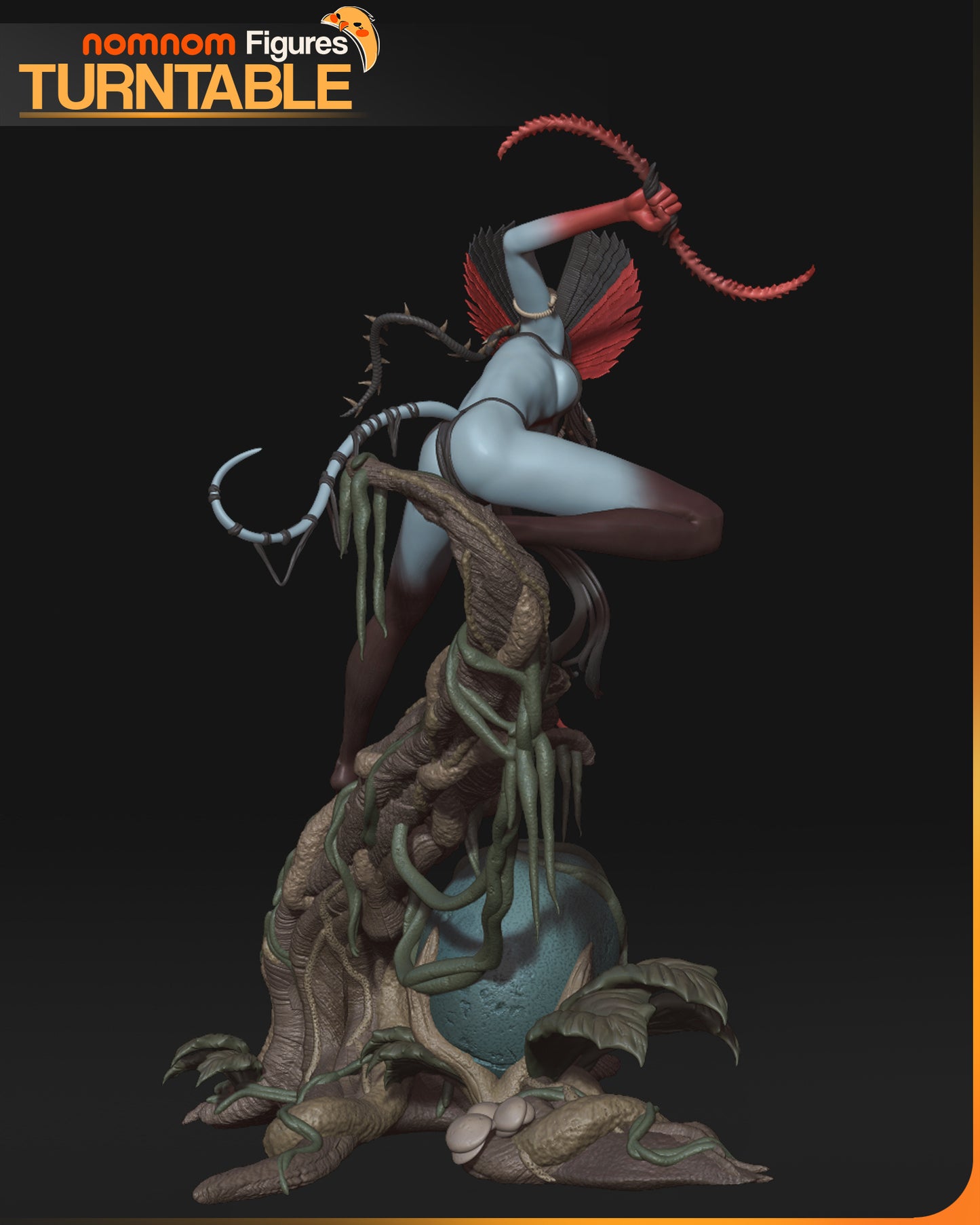 Unpainted Nom Nom Varang Avatar Fire and ash