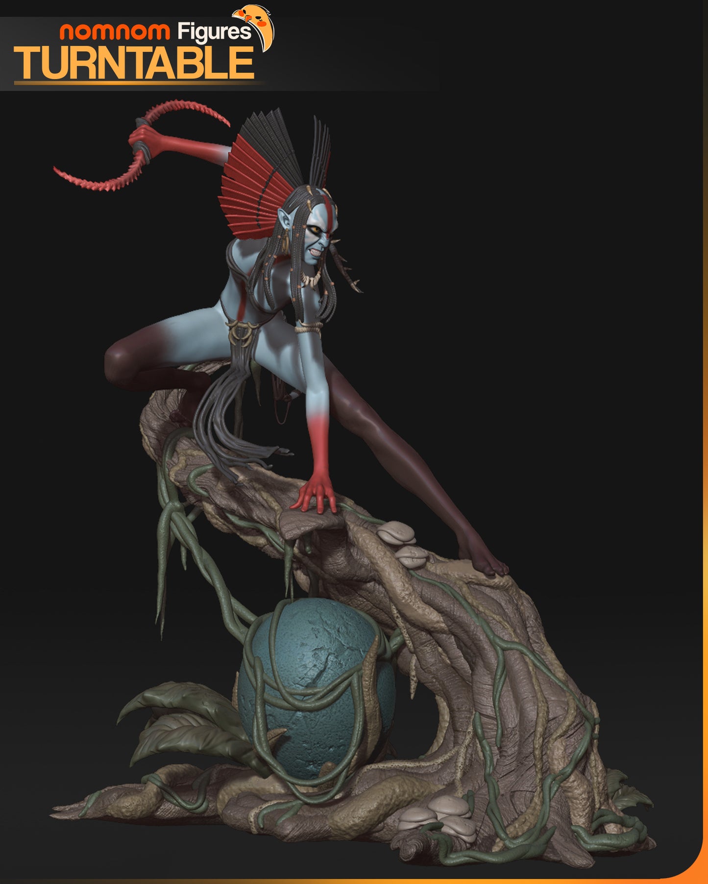 Unpainted Nom Nom Varang Avatar Fire and ash