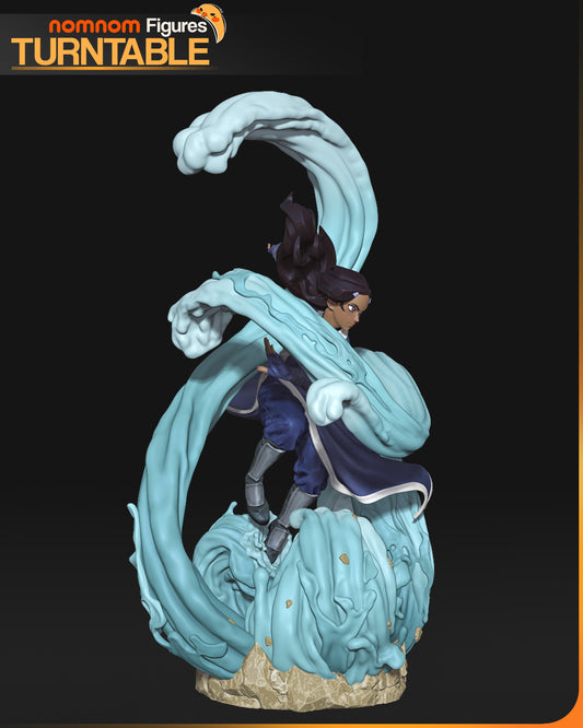 Unpainted Nom Nom Katara Avatar