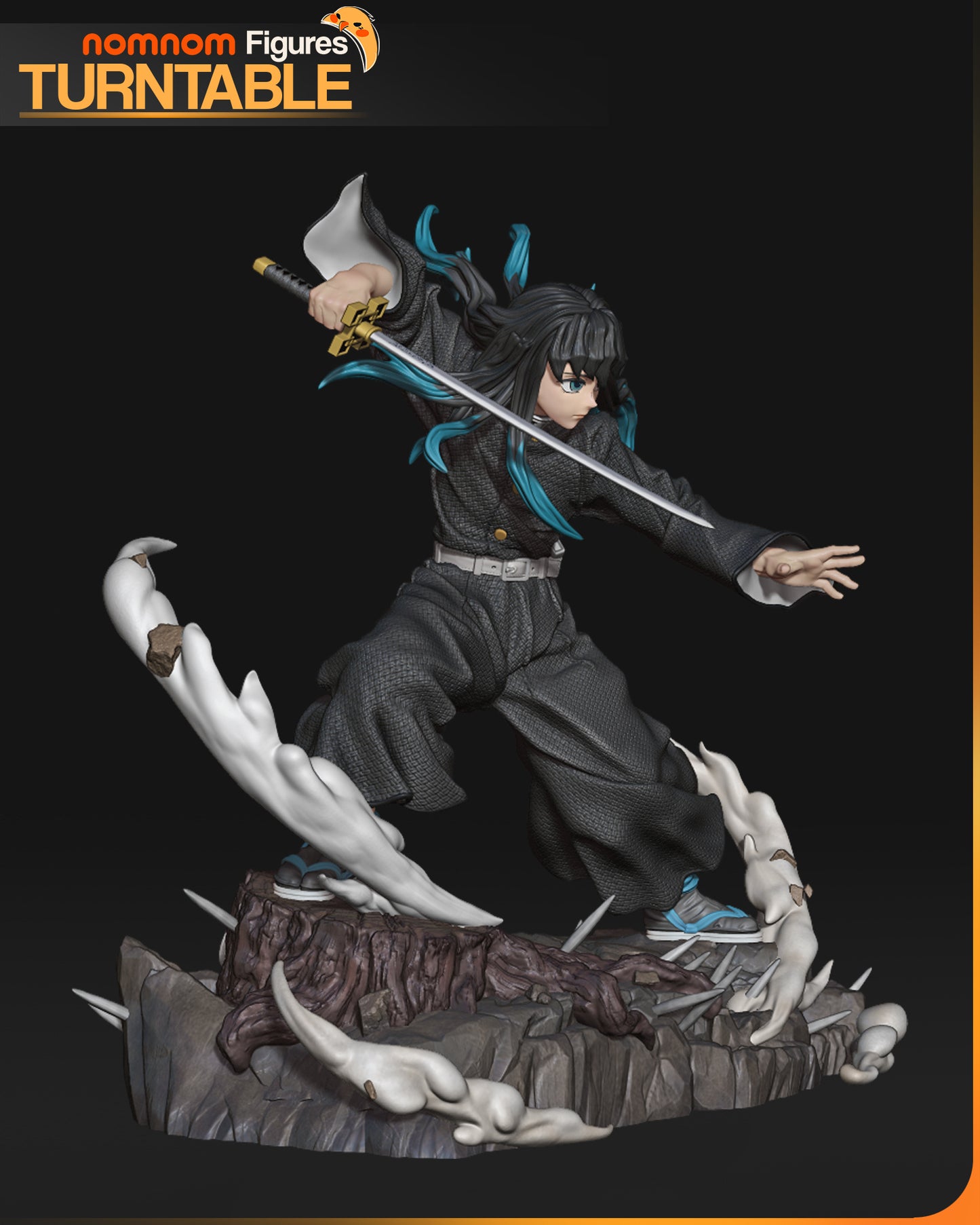 Unpainted Muichiro Demon Slayer